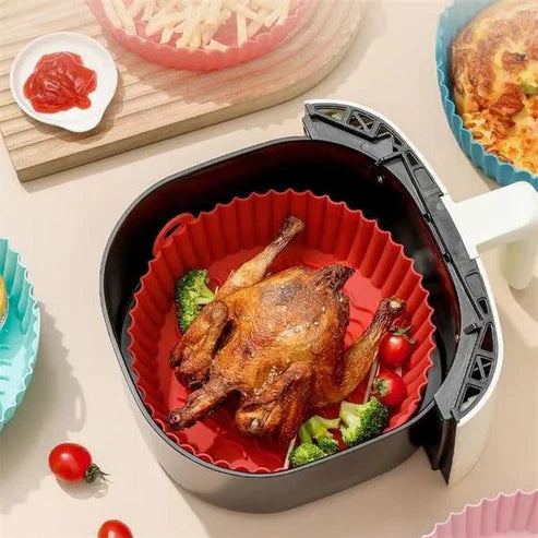 🛑 Dile Adiós a Lavar tu AirFryer: Lleva Hoy el Kit de 6 Moldes de Silicona