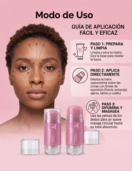 Barra Hidratante y Tensora Multiusos para Líneas de Expresión.