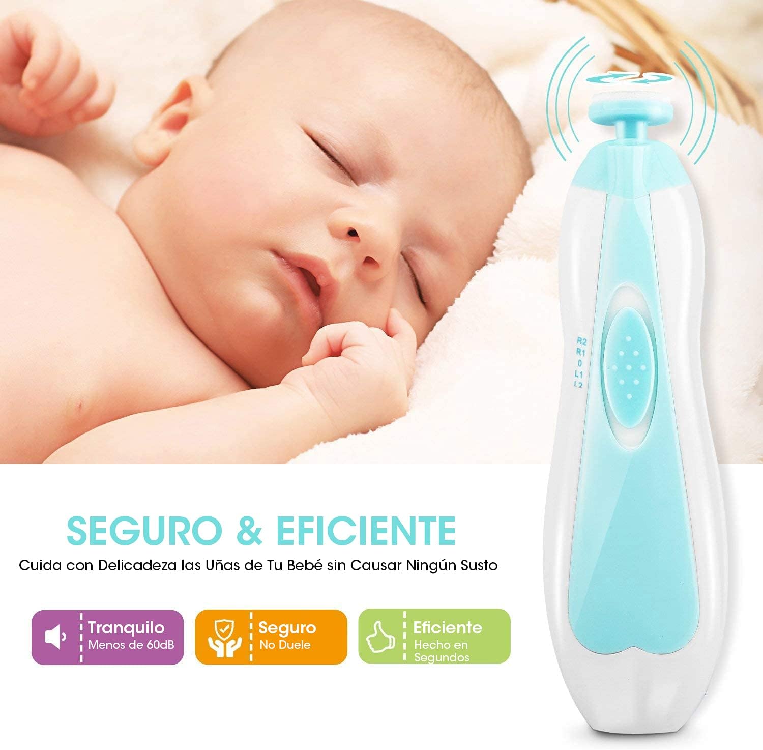 Corta Uñas Electricos Para Bebes 👶🥰