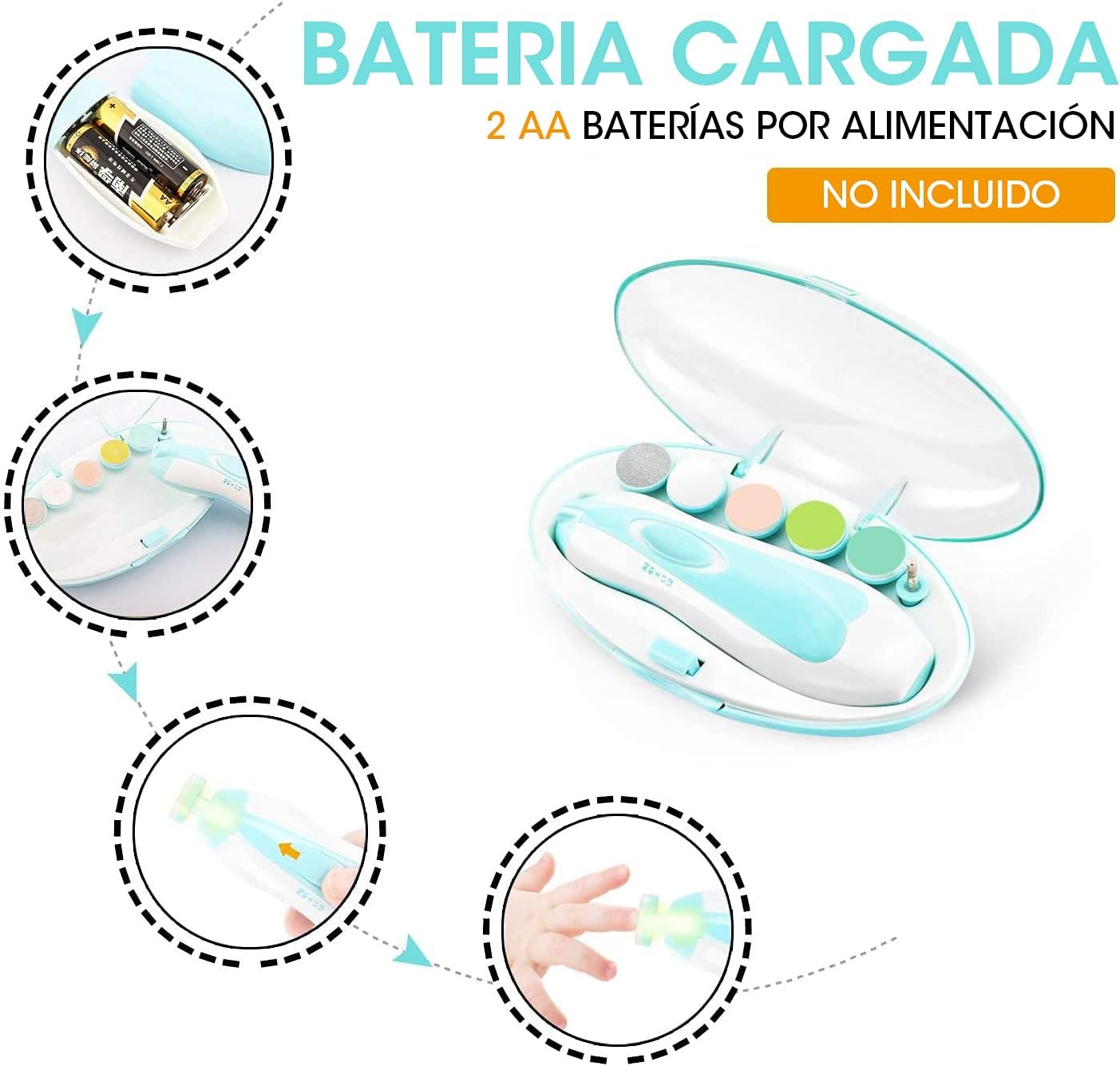Corta Uñas Electricos Para Bebes 👶🥰