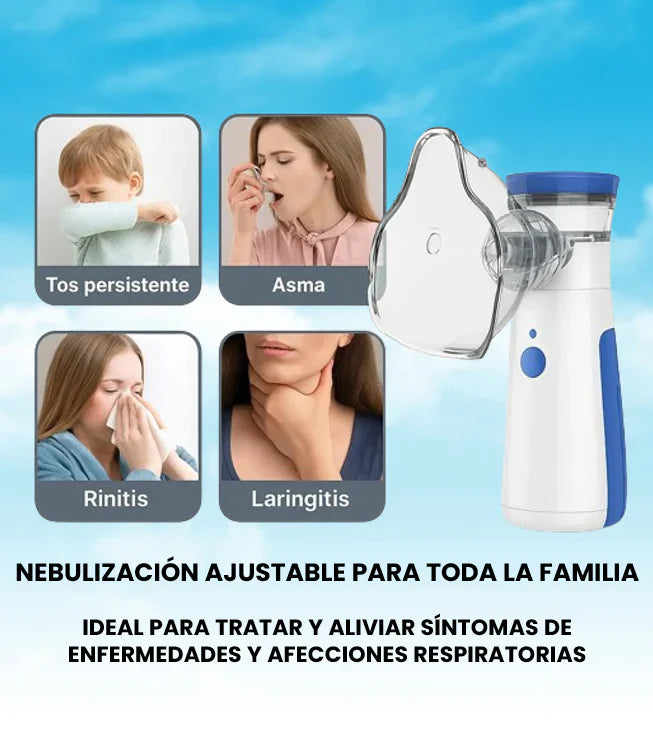 Nebulizador Portatil para Niños y Adultos