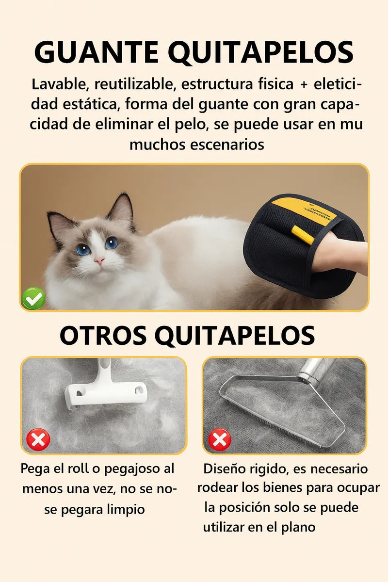 Quita Pelos Mascotas Pet Cleaner El Original 🐶😺